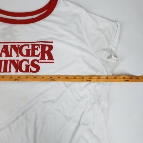 Stranger Things 3X Official Merch Tie Front Tee Retro Style  Netflix - Picture 7 of 10